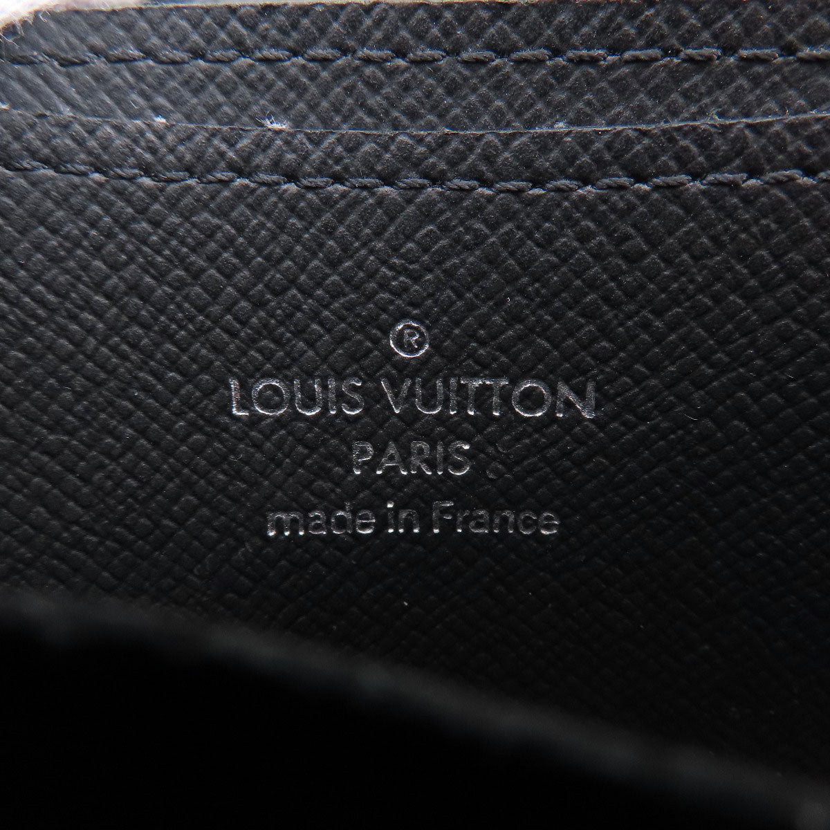 LOUIS VUITTON N63076 Zippy Coin Purse Damier Graphite coin purse Damier canvas mens [Used]