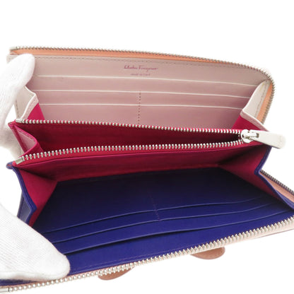 Salvatore Ferragamo   Long wallet (with coin pocket) Vara ribbon Calf Ladies