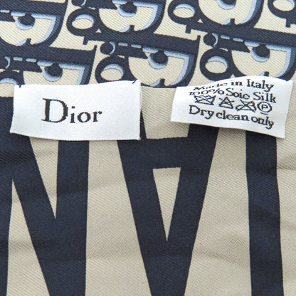 CHRISTIAN DIOR   Scarf Mitzah Oblique Pattern Silk Ladies