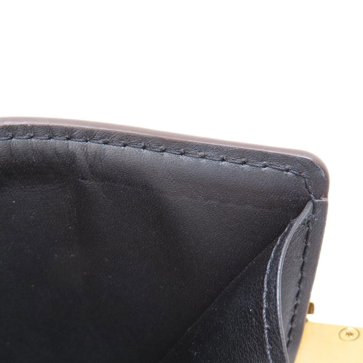 LOUIS VUITTON M68725 Portefeiulle Dauphine Compact Bifold Wallet with Coin Pocket Monogram reverse Ladies [Used]