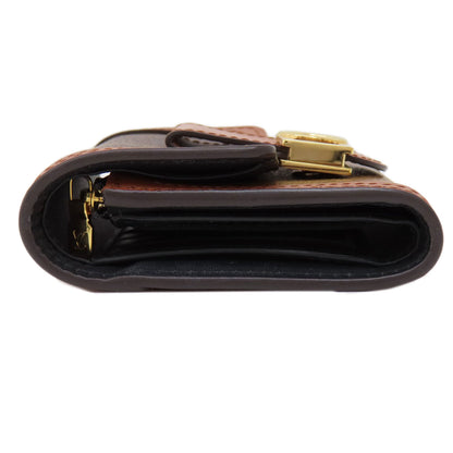 LOUIS VUITTON M68725 Portefeiulle Dauphine Compact Bifold Wallet with Coin Pocket Monogram reverse Ladies [Used]