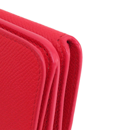 BALENCIAGA 601387 BB logo compact wallet Bifold Wallet with Coin Pocket Leather Ladies [Used]