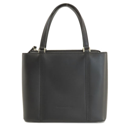 BURBERRY Logo Hardware Handbag Leather Ladies [Used]