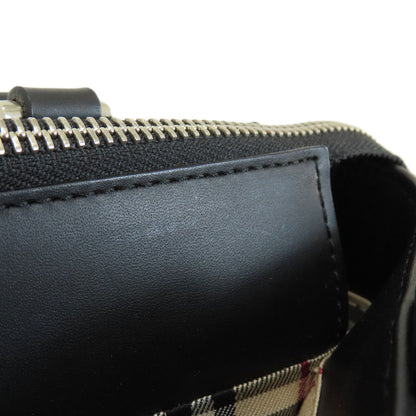 BURBERRY Logo Hardware Handbag Leather Ladies [Used]