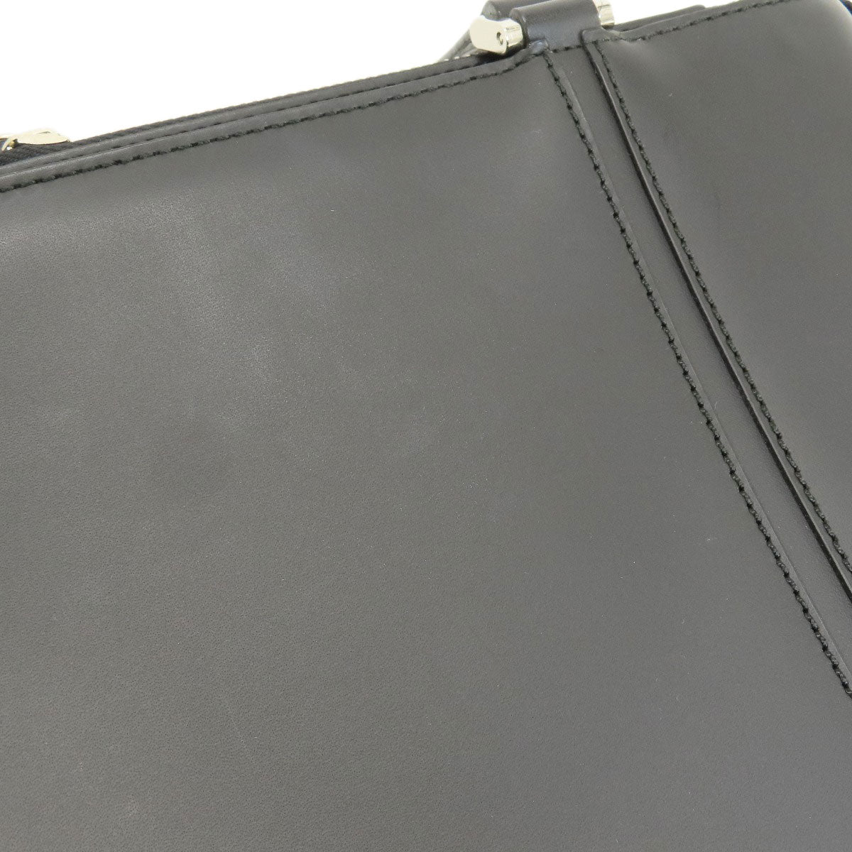 BURBERRY Logo Hardware Handbag Leather Ladies [Used]