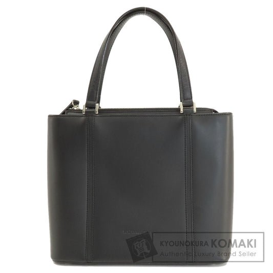 BURBERRY Logo Hardware Handbag Leather Ladies [Used]