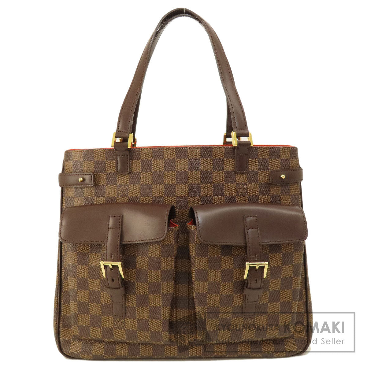 LOUIS VUITTON  N51128 Tote Bag Uzes Damier Ebene Damier canvas Ladies