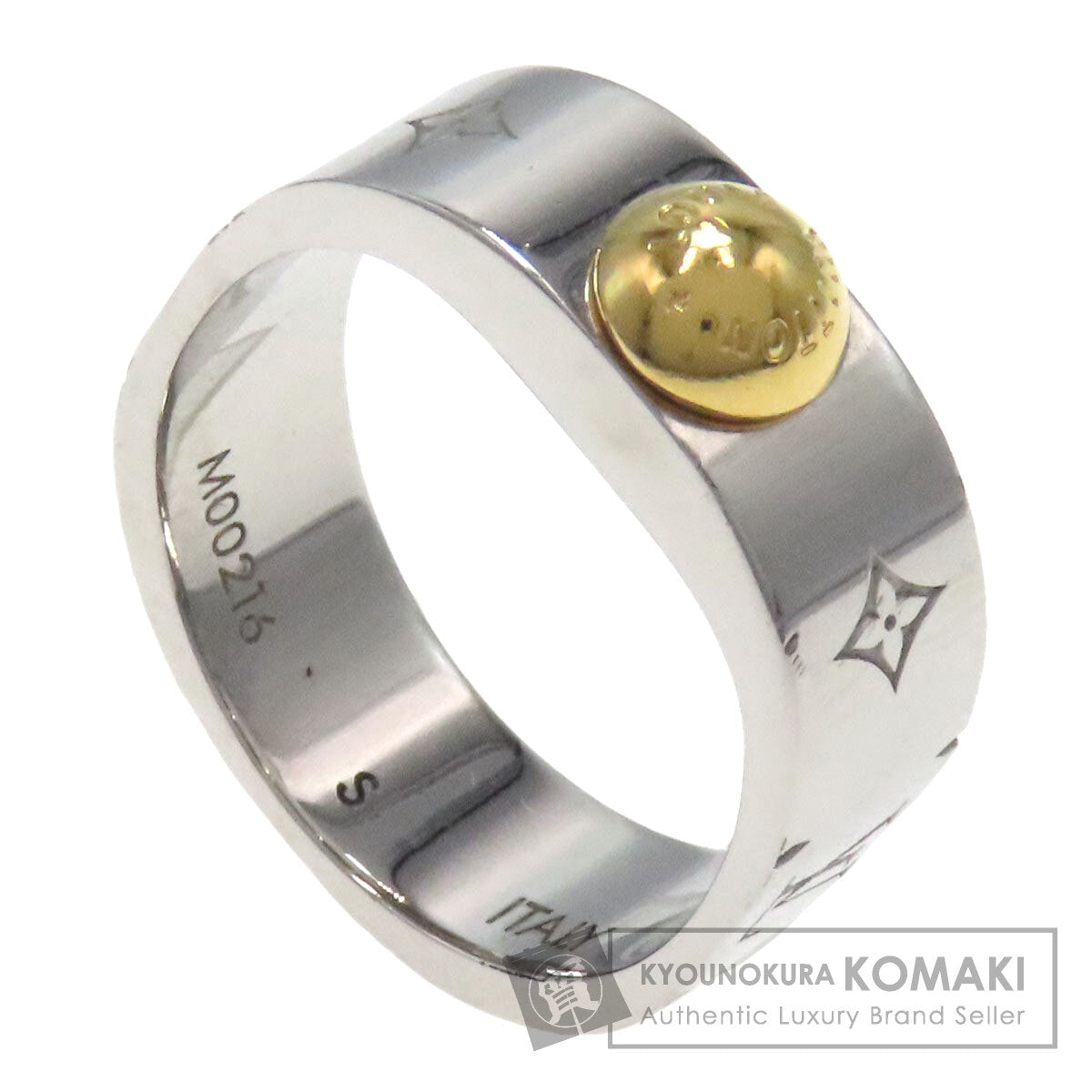 LOUIS VUITTON  M00216 Ring Nanogram Metal Ladies