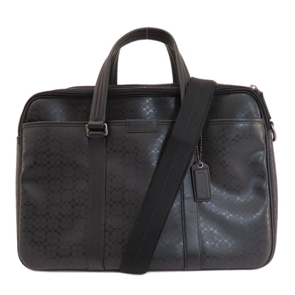 COACH  F70766 Business bag Briefcase Signature PVC mens