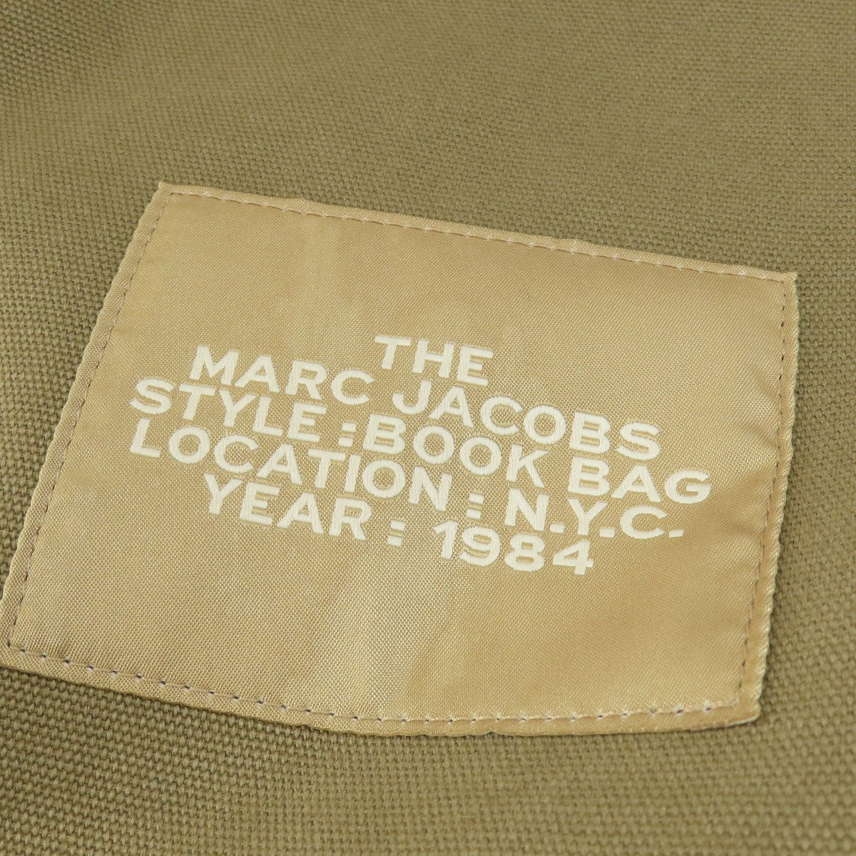 MARC JACOBS The Book Bag Shoulder Bag Canvas Ladies [Used]