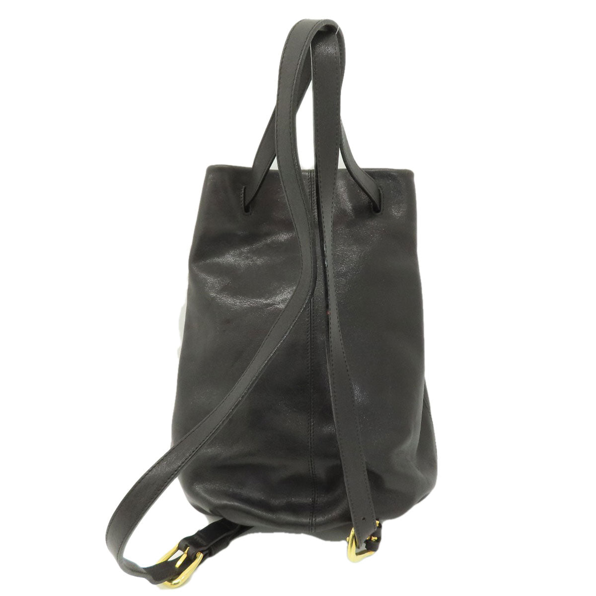 HIROFU logo Backpack Â· Daypack Leather Ladies [Used]