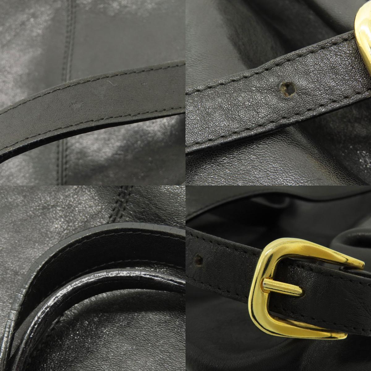 HIROFU logo Backpack Â· Daypack Leather Ladies [Used]