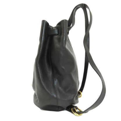 HIROFU logo Backpack Â· Daypack Leather Ladies [Used]