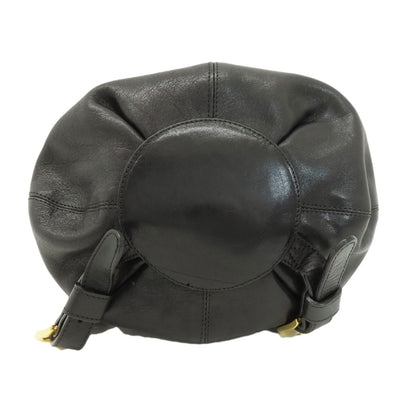 HIROFU logo Backpack Â· Daypack Leather Ladies [Used]