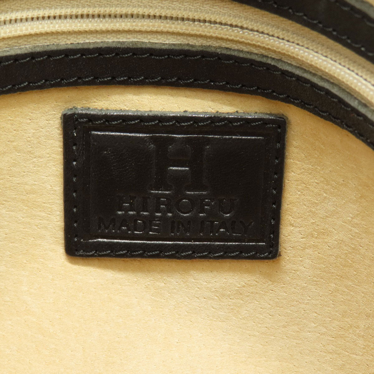 HIROFU logo Backpack Â· Daypack Leather Ladies [Used]