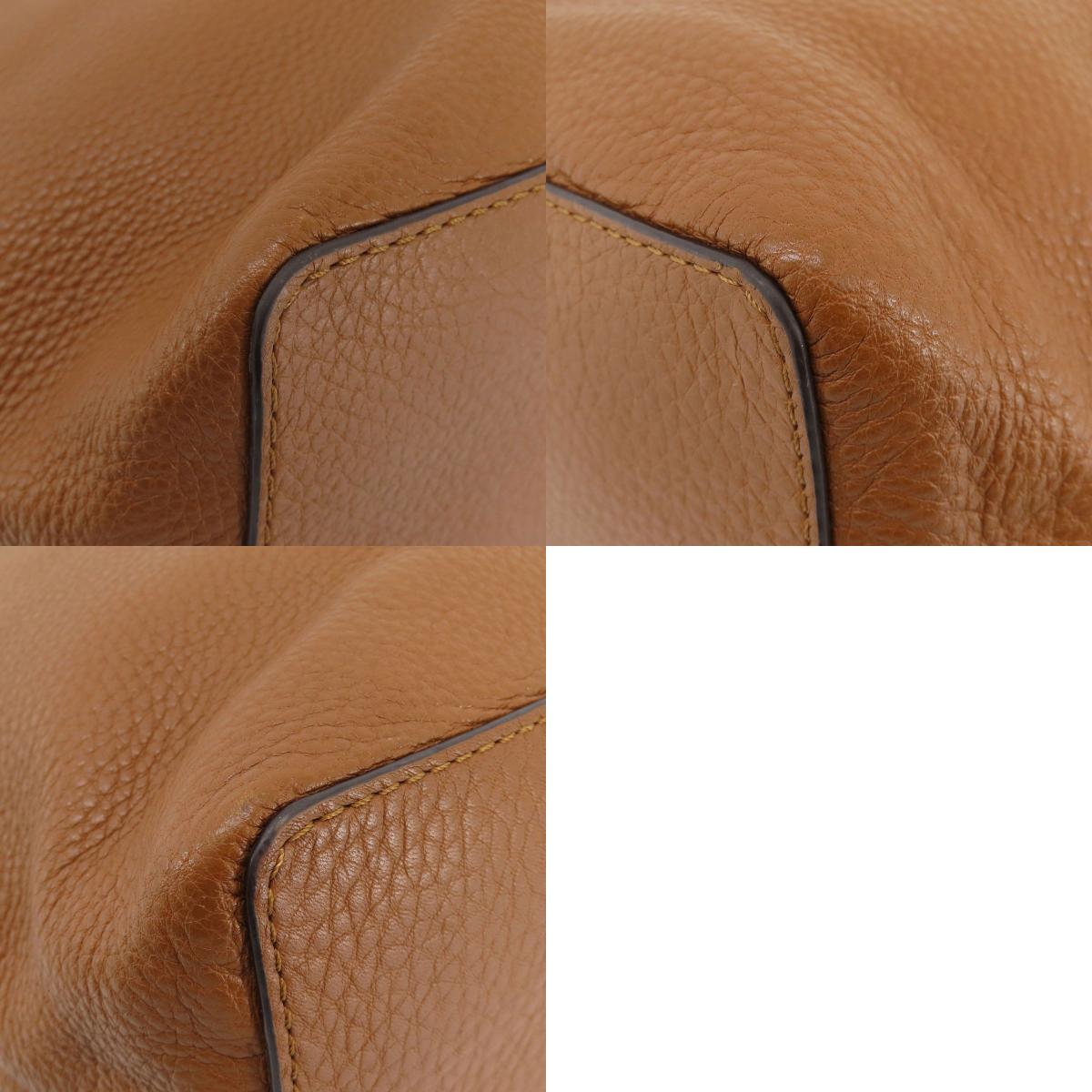 Michael Kors logo Handbag Leather Ladies [Used]