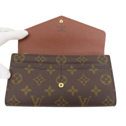 LOUIS VUITTON  M60531 Long wallet (with coin pocket) Portefeiulle Sarah Monogram Monogram canvas Ladies