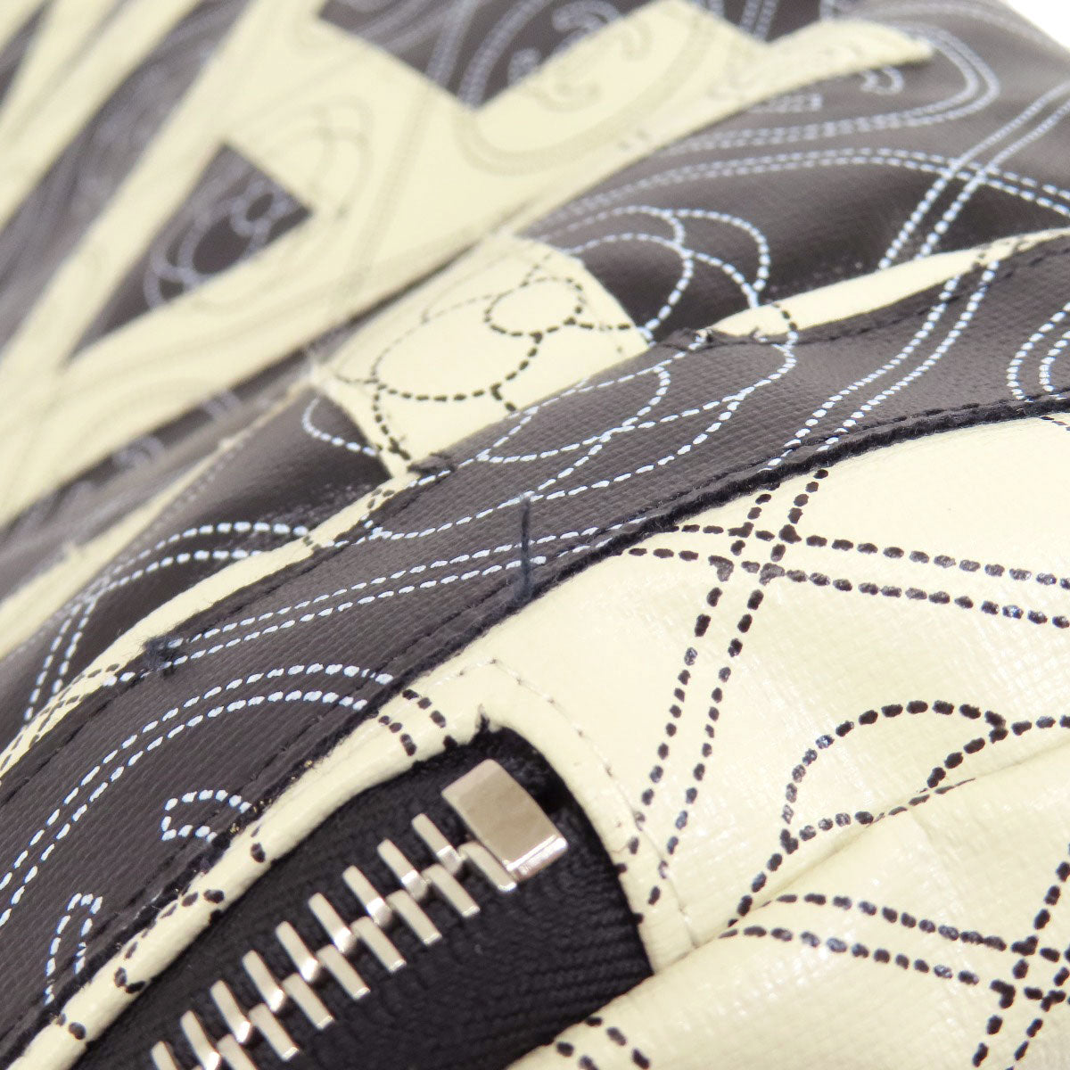 シャネル ココマーク カメリア 2WAY シルバー金具 ボストンバッグ コーティングキャンバス レディース 【中古】【CHANEL】