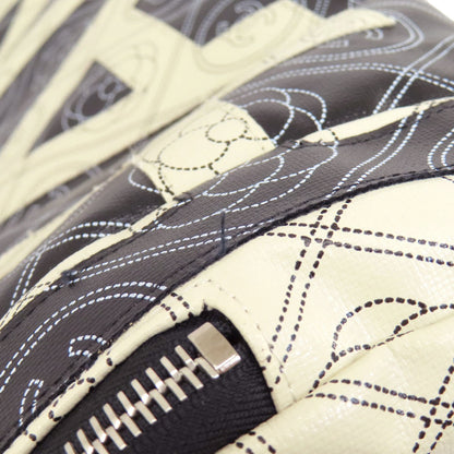 シャネル ココマーク カメリア 2WAY シルバー金具 ボストンバッグ コーティングキャンバス レディース 【中古】【CHANEL】