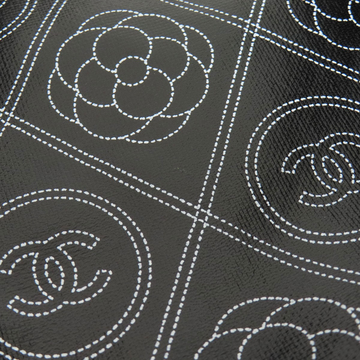 シャネル ココマーク カメリア 2WAY シルバー金具 ボストンバッグ コーティングキャンバス レディース 【中古】【CHANEL】