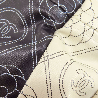 シャネル ココマーク カメリア 2WAY シルバー金具 ボストンバッグ コーティングキャンバス レディース 【中古】【CHANEL】