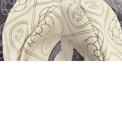 シャネル ココマーク カメリア 2WAY シルバー金具 ボストンバッグ コーティングキャンバス レディース 【中古】【CHANEL】