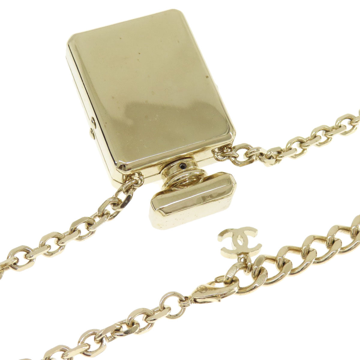 CHANEL Bottle Necklace COCO Mark Necklace Metal Ladies [Used]