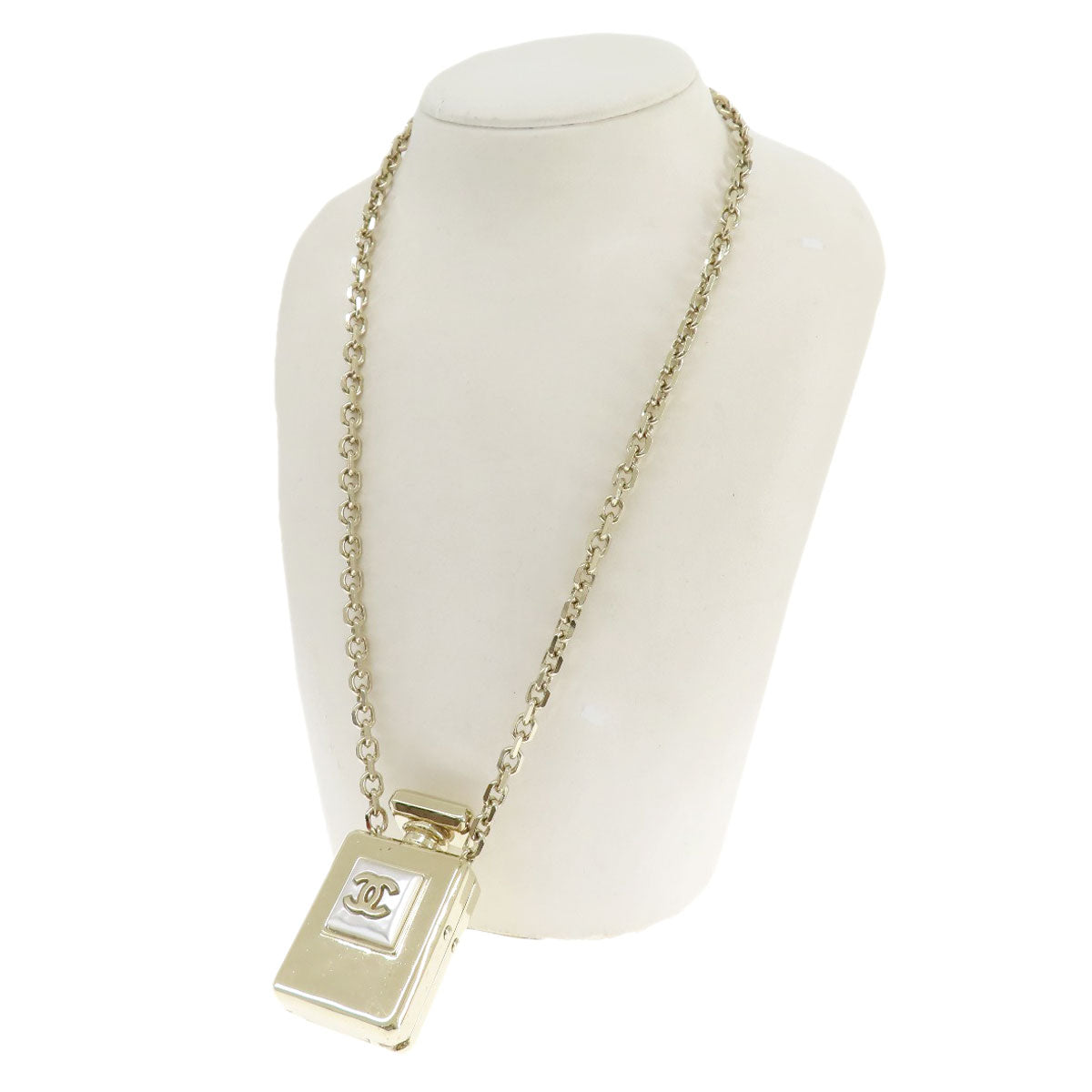 CHANEL Bottle Necklace COCO Mark Necklace Metal Ladies [Used]