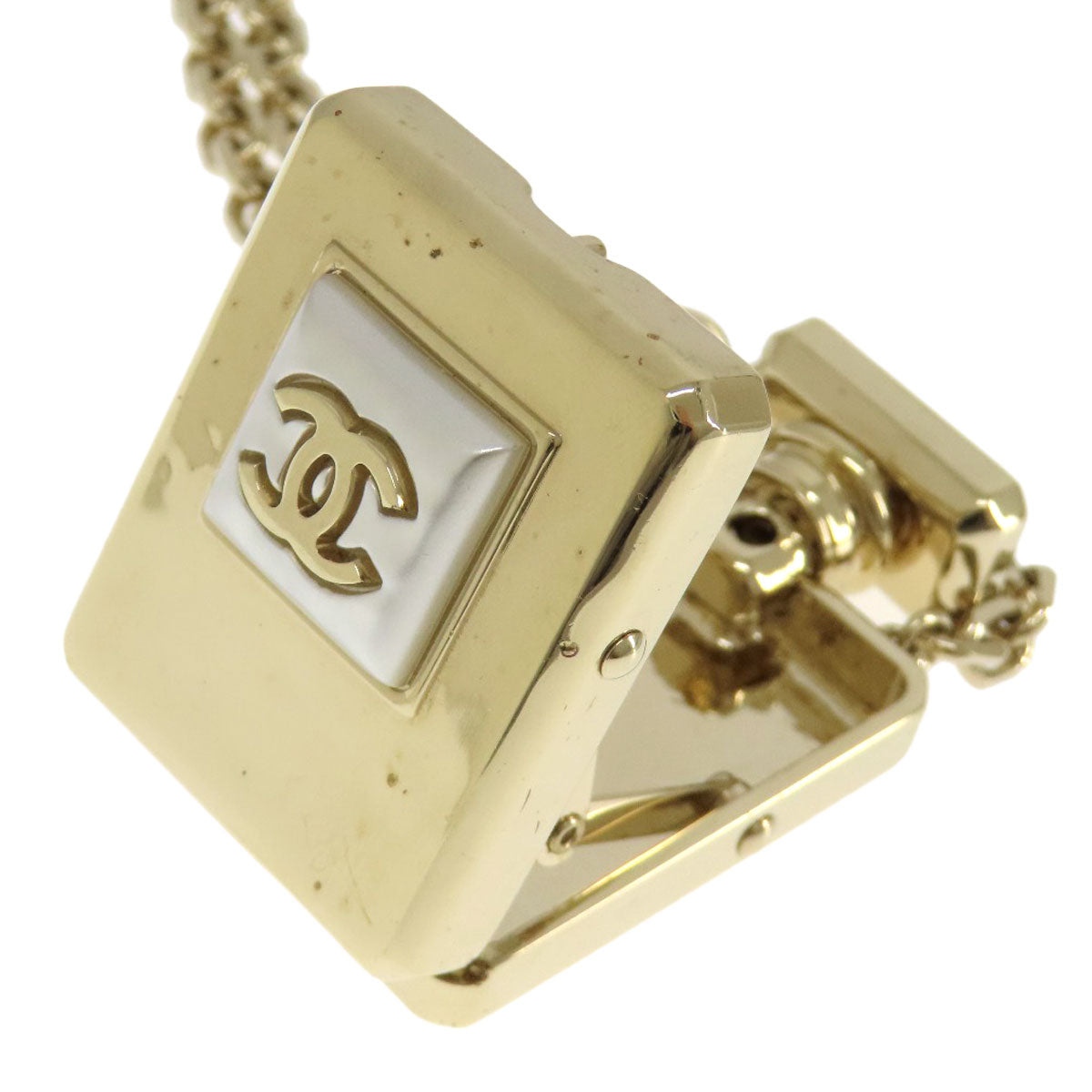 CHANEL Bottle Necklace COCO Mark Necklace Metal Ladies [Used]