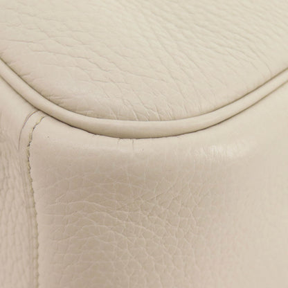 HERMES   Handbag Lindy 26 White SilverHardware Taurillon Clemence Ladies