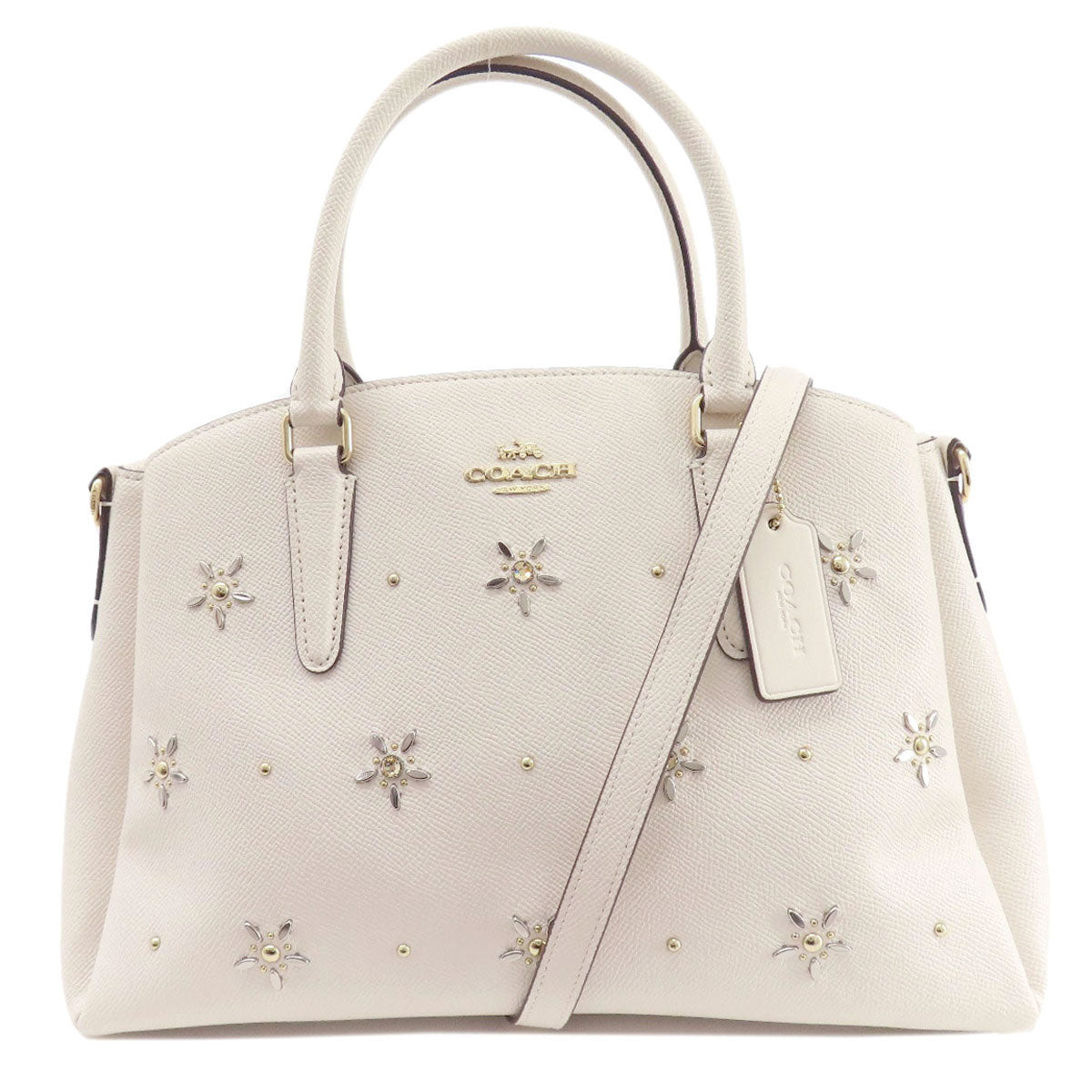 COACH  F72834 Tote Bag Flower motif PVC Ladies