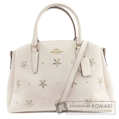 COACH  F72834 Tote Bag Flower motif PVC Ladies