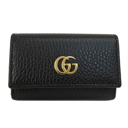 GUCCI 456118 GG Marmont key holder Leather Ladies [Used]
