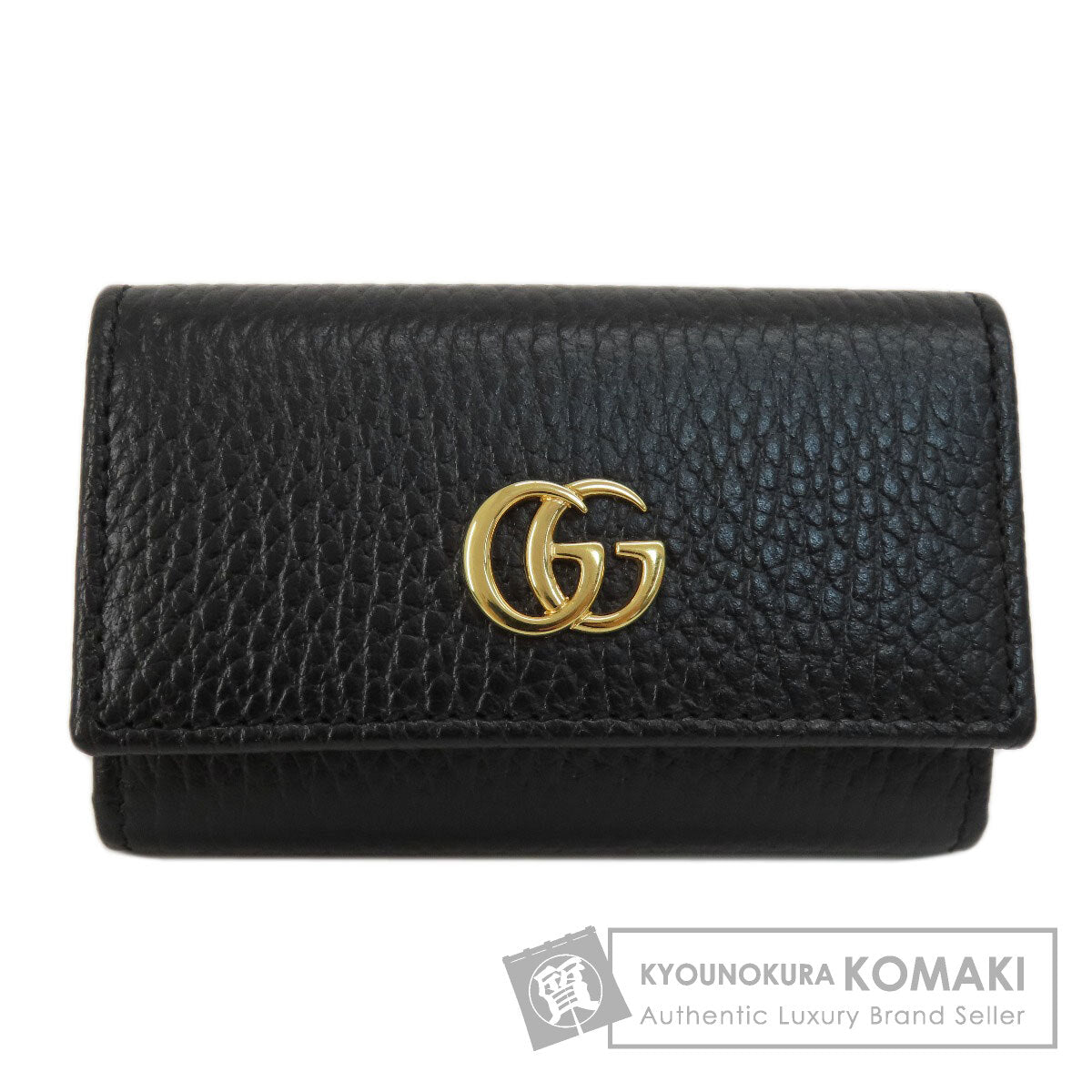 GUCCI 456118 GG Marmont key holder Leather Ladies [Used]