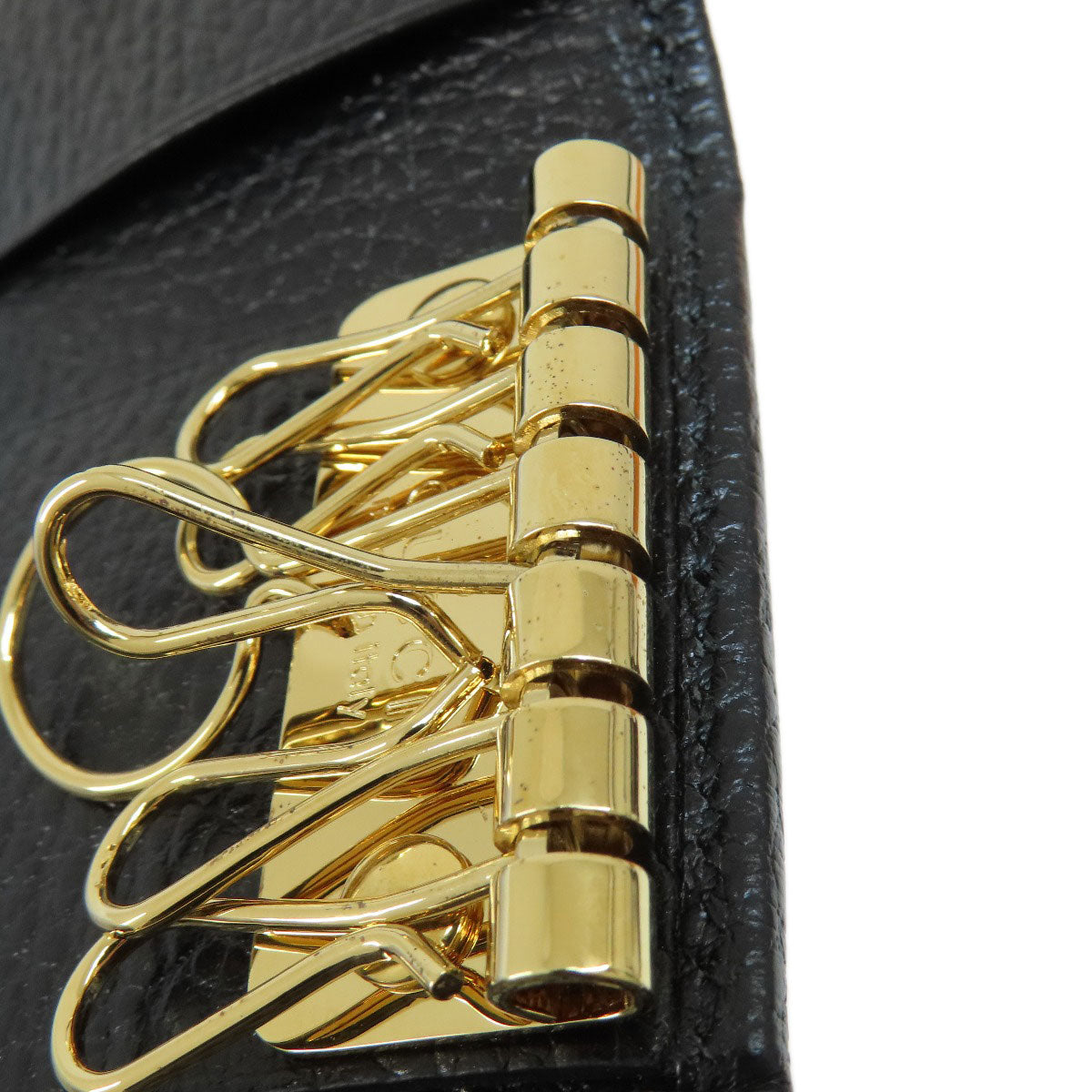 GUCCI 456118 GG Marmont key holder Leather Ladies [Used]