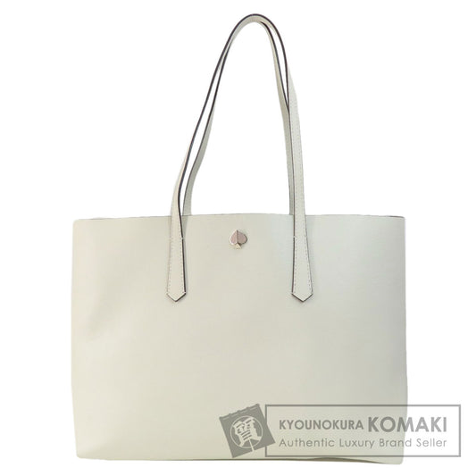kate spade logo Tote Bag Leather Ladies [Used]