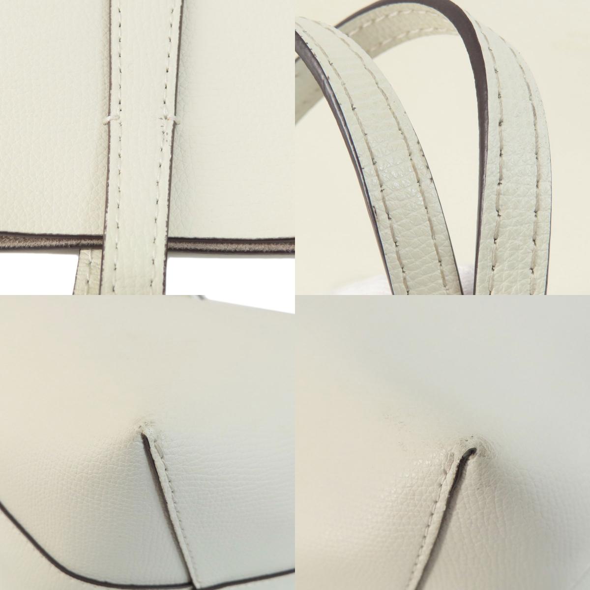 kate spade logo Tote Bag Leather Ladies [Used]