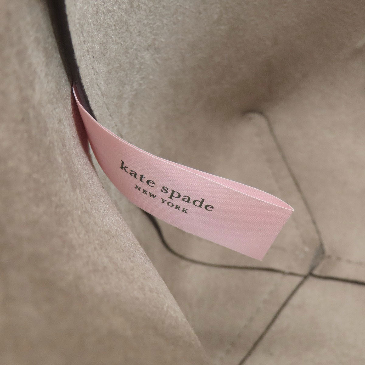 kate spade logo Tote Bag Leather Ladies [Used]