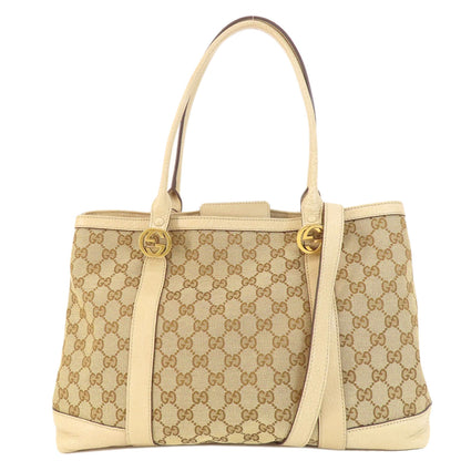 GUCCI 353122 Miss GG Tote Bag Canvas Ladies [Used]