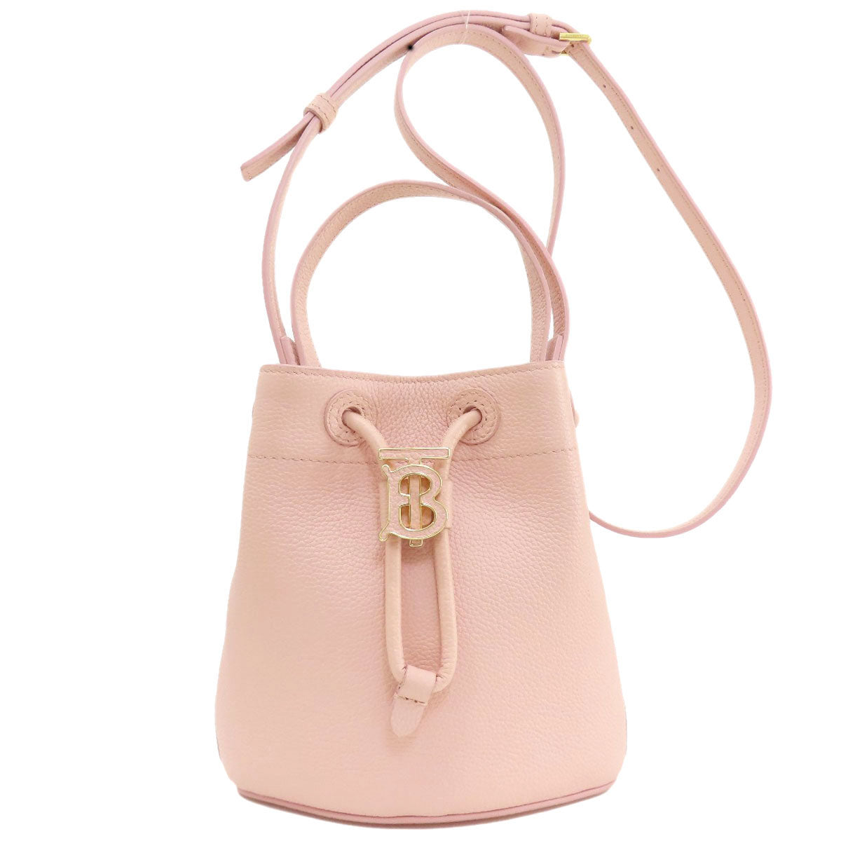 BURBERRY Bucket bag 2WAY Shoulder Bag Leather Ladies [Used]