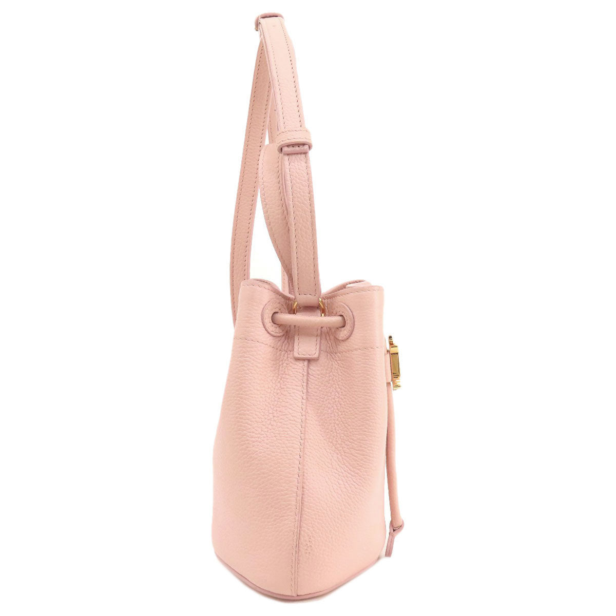 BURBERRY Bucket bag 2WAY Shoulder Bag Leather Ladies [Used]