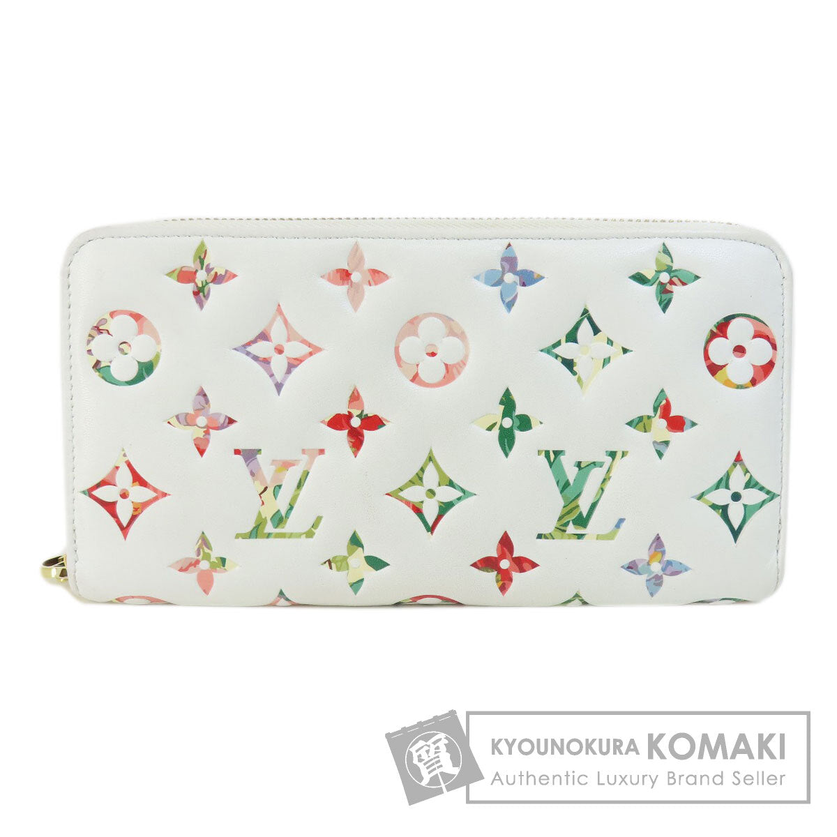 LOUIS VUITTON M81694 Zippy Wallet LV Garden Long wallet (with coin pocket) Lambskin Ladies [Used]