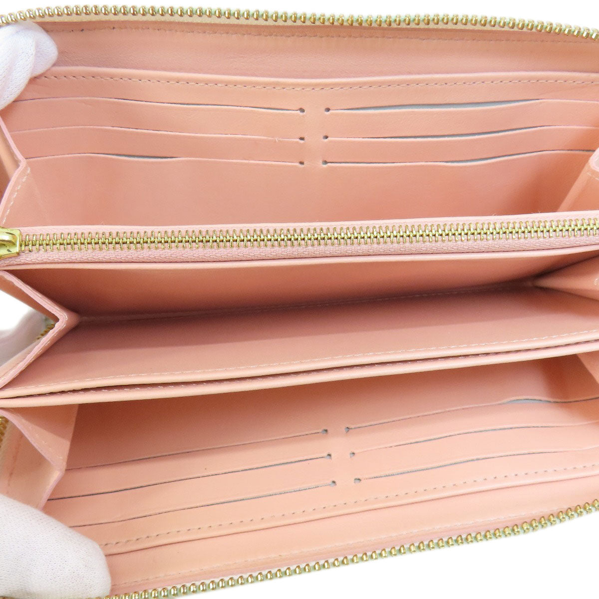 LOUIS VUITTON M81694 Zippy Wallet LV Garden Long wallet (with coin pocket) Lambskin Ladies [Used]