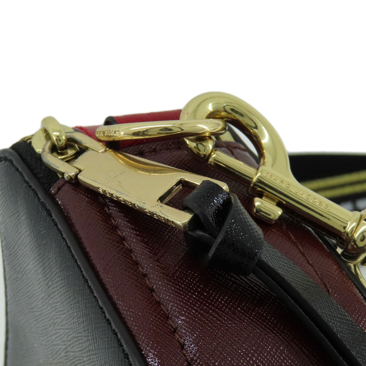 MARC JACOBS Snapshot Double J Shoulder Bag PVC Ladies [Used]