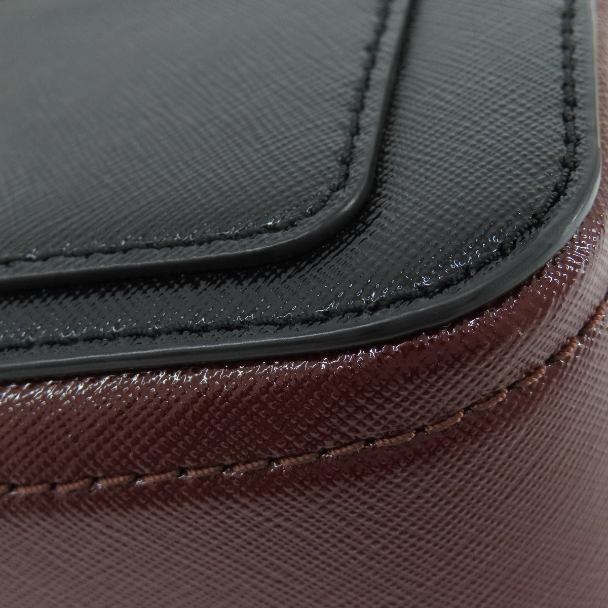 MARC JACOBS Snapshot Double J Shoulder Bag PVC Ladies [Used]