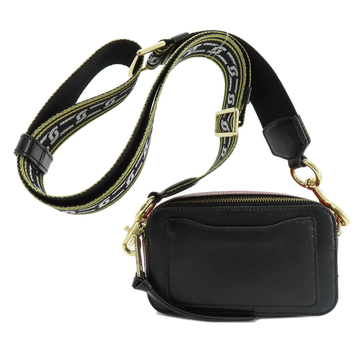 MARC JACOBS Snapshot Double J Shoulder Bag PVC Ladies [Used]