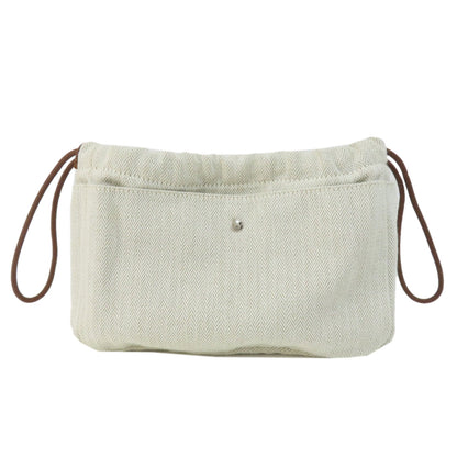 HERMES Foolby 20 Cosmetics Pouch Towal chevron Ladies [Used]