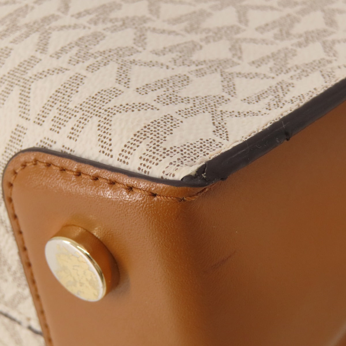 Michael Kors MK Signature 2WAY Handbag PVC Ladies [Used]