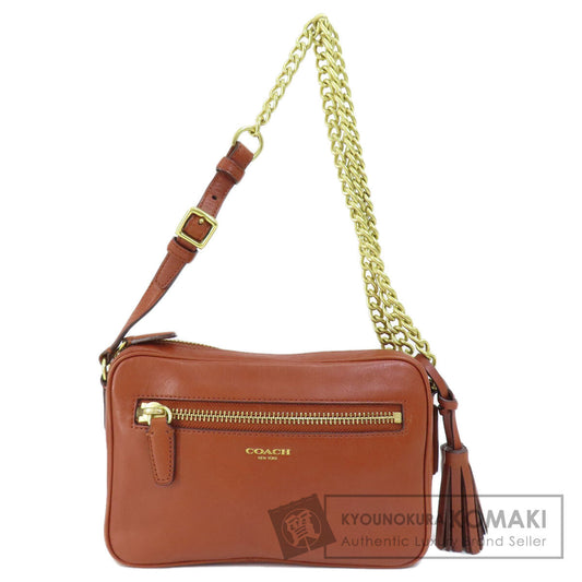 COACH  25362 Shoulder Bag logo Leather Ladies