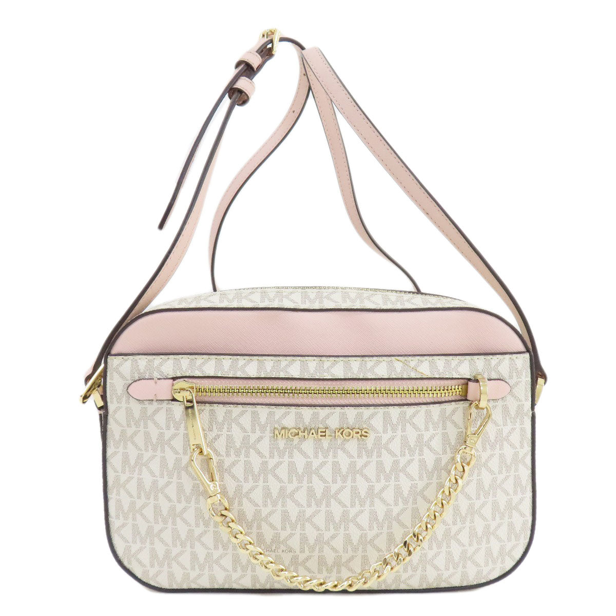 Michael Kors MK signature Shoulder Bag PVC Ladies [Used]